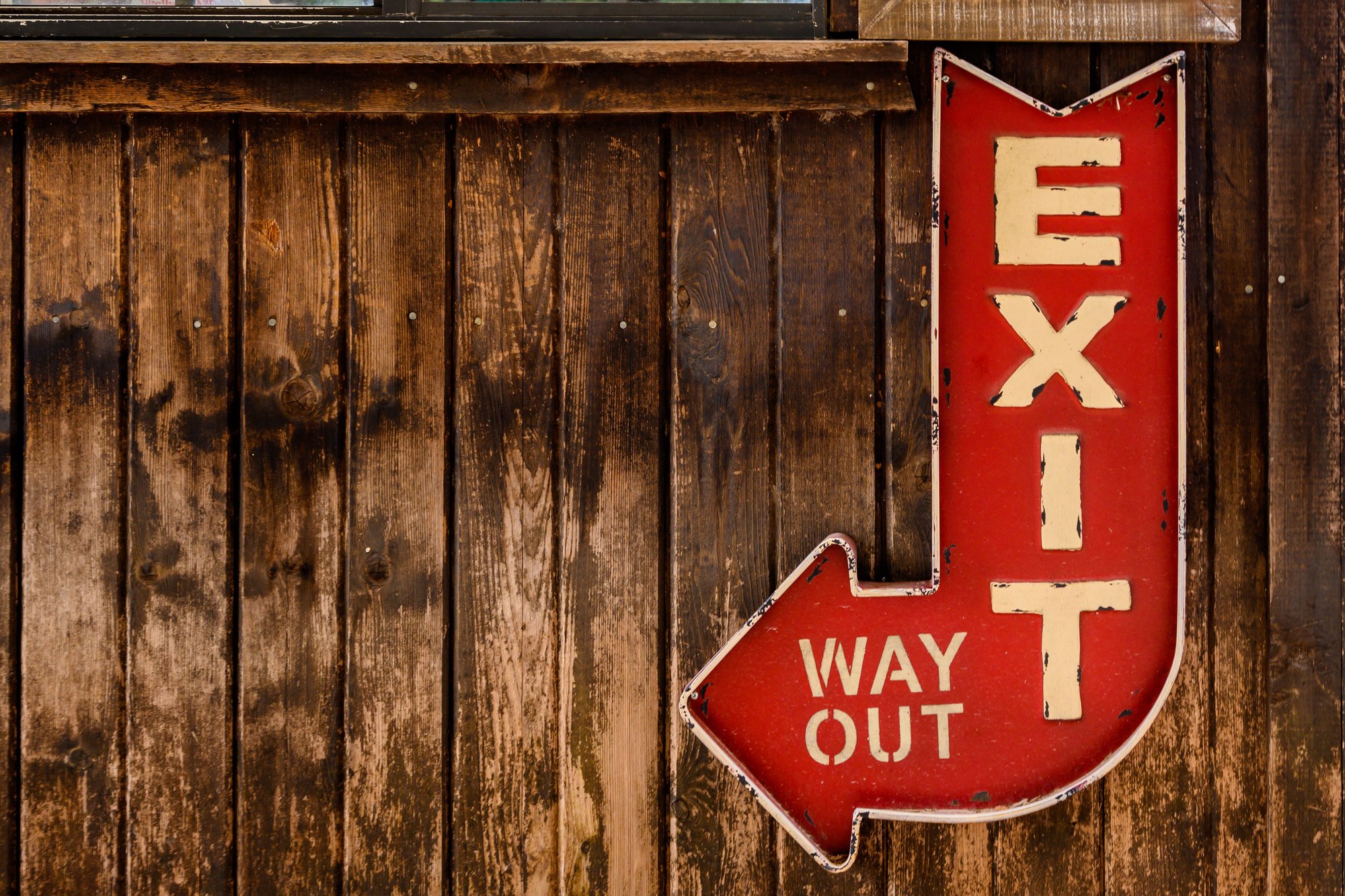 Succession Planning exit sign