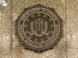 DOJ symbol on building