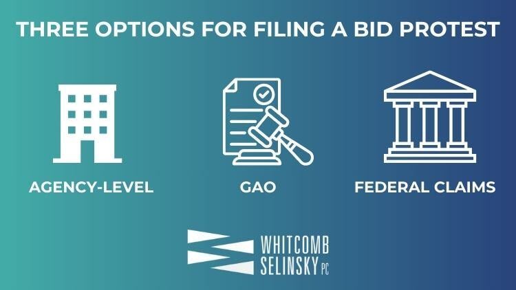 3 options for filing a bid protest