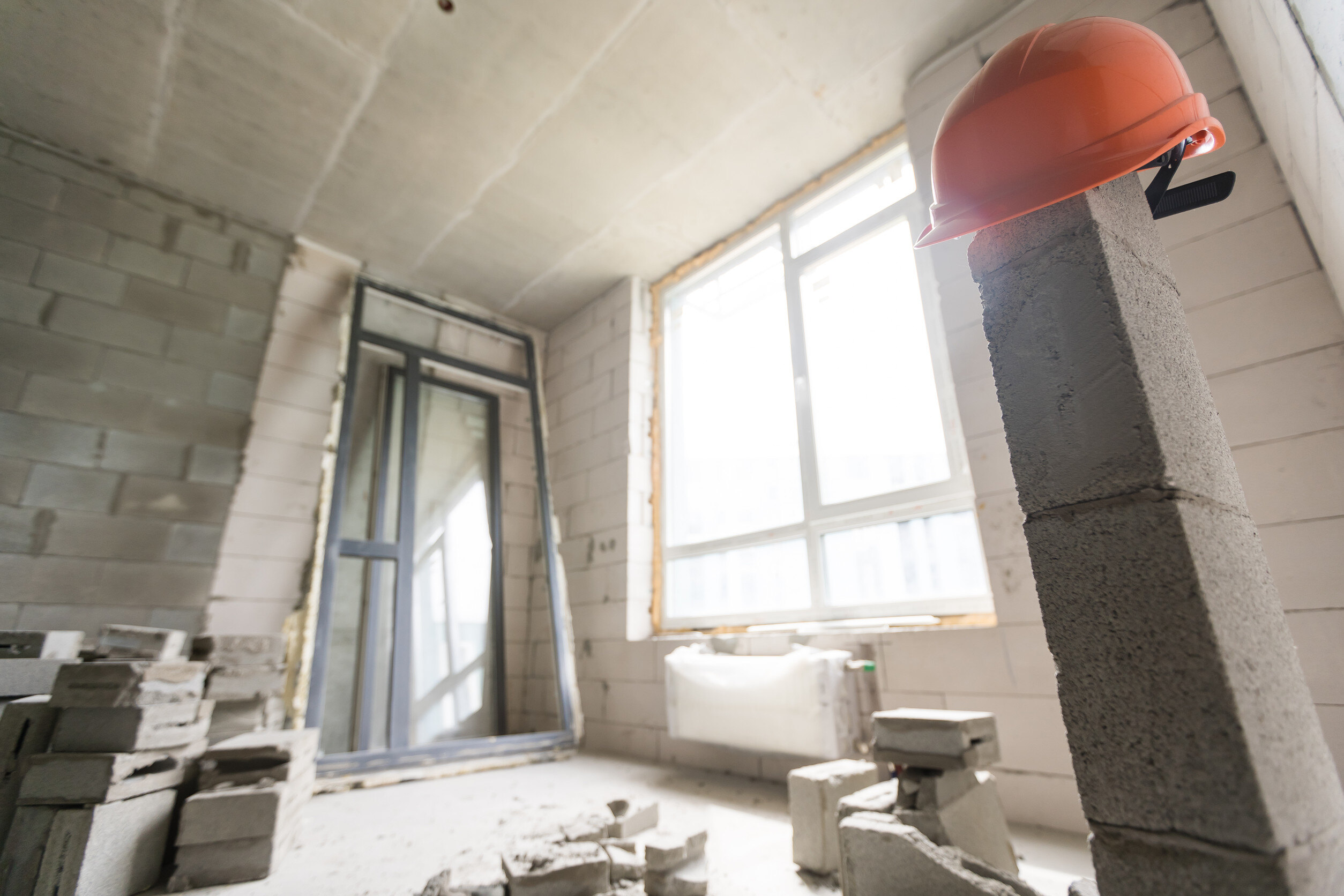 interior of a building under renovation