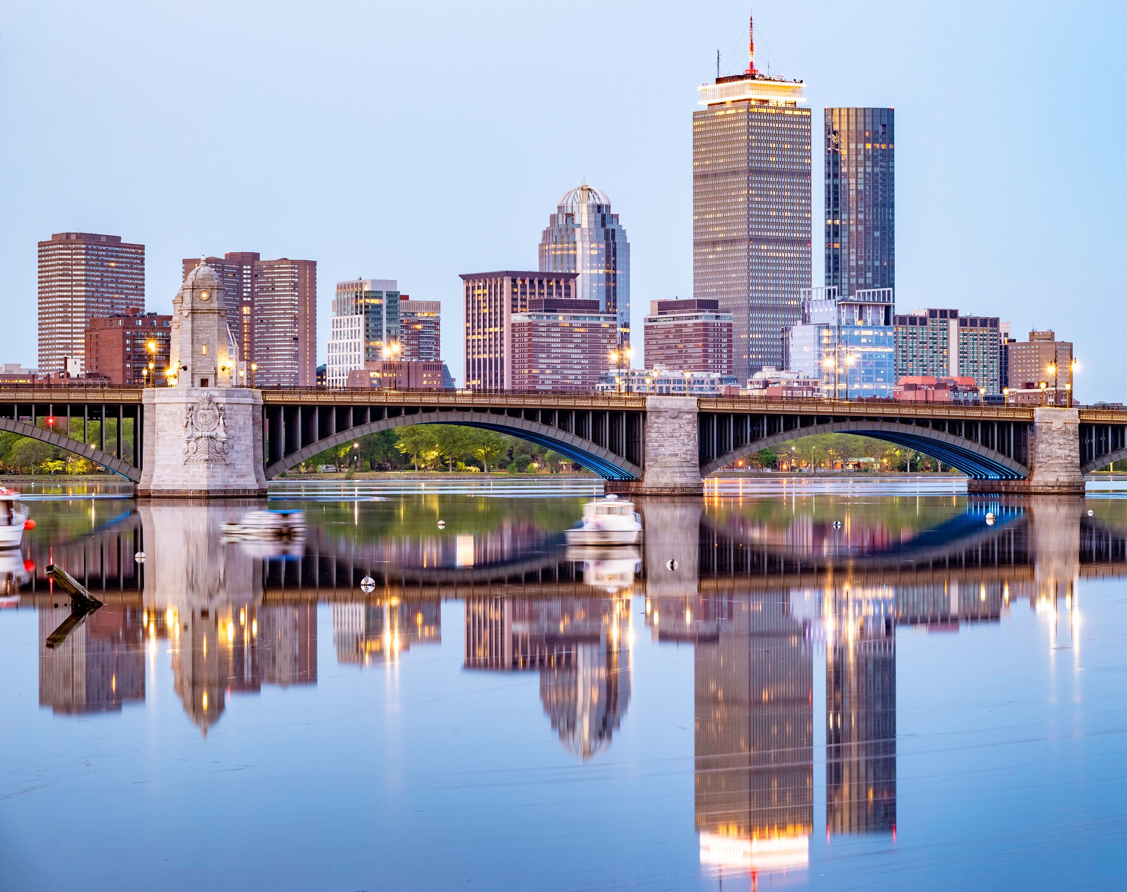 skyline of boston, massachusetts