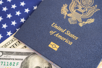 Image of an United States visa