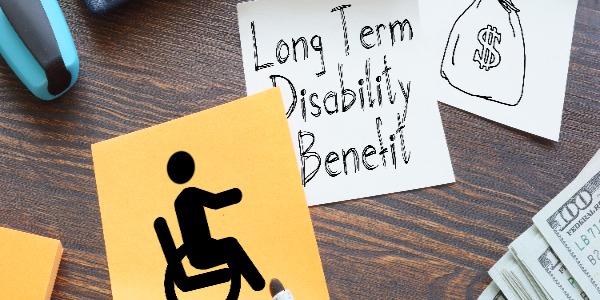 long-term-disability-benefit-is-shown-on-a-business-photo-using-the-text