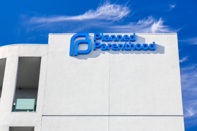 Side of a Planned Parenthood building 