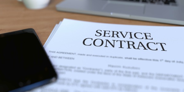 copy-of-service-contract-on-the-desk-3d-rendering